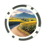 Sunflowers Flowers Nature Poker Chip Card Guard (10 pack)