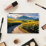 Sunflowers Flowers Nature Cosmetic Bag (Medium)