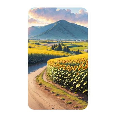 Sunflowers Flowers Nature Memory Card Reader (Rectangular) from ArtsNow.com Front