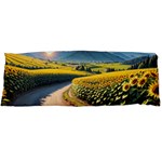 Sunflowers Flowers Nature One Side Body Pillow Cases