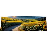 Sunflowers Flowers Nature 63 x21  Body Pillow Case Dakimakura (Two Sides)