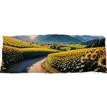 Sunflowers Flowers Nature 67 x25  Body Pillow Case Dakimakura (Two Sides)