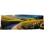 Sunflowers Flowers Nature 71 x25  Body Pillow Case Dakimakura (Two Sides)
