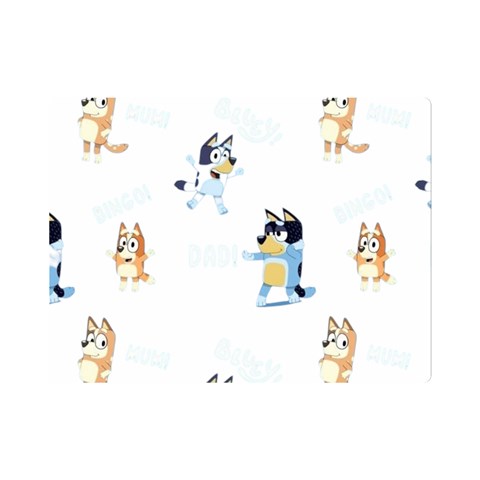 Bluey, Bluey merch, Bluey pattern, Bluey Bluey, bingo, Bluey design, bluey dog 35  x 27  Premium Plush Fleece Blanket (Mini) from ArtsNow.com 35 x27  Blanket Front