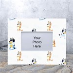 Bluey, Bluey merch, Bluey pattern, Bluey Bluey, bingo, Bluey design, bluey dog White Tabletop Photo Frame 4 x6 Bluey, Bluey merch, Bluey pattern, Bluey Bluey, bingo, Bluey design, bluey dog White Tabletop Photo Frame 4 x6