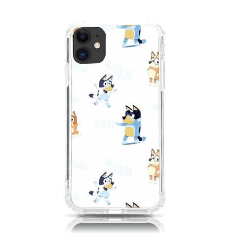 Bluey, Bluey merch, Bluey pattern, Bluey Bluey, bingo, Bluey design, bluey dog iPhone 11 TPU UV Print Case from ArtsNow.com Front