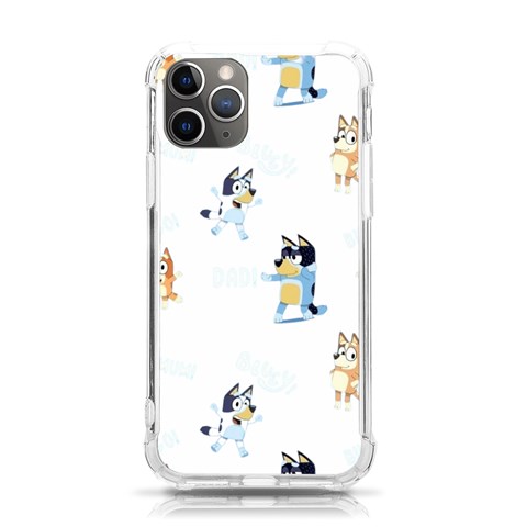 Bluey, Bluey merch, Bluey pattern, Bluey Bluey, bingo, Bluey design, bluey dog iPhone 11 Pro 5.8 Inch TPU UV Print Case from ArtsNow.com Front