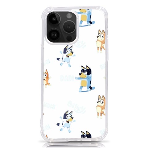 Bluey, Bluey merch, Bluey pattern, Bluey Bluey, bingo, Bluey design, bluey dog iPhone 14 Pro Max TPU UV Print Case from ArtsNow.com Front