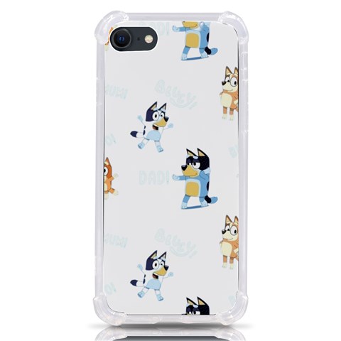 Bluey, Bluey merch, Bluey pattern, Bluey Bluey, bingo, Bluey design, bluey dog iPhone SE from ArtsNow.com Front