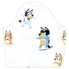 Bluey, Bluey merch, Bluey pattern, Bluey Bluey, bingo, Bluey design, bluey dog Trumpet Sleeve Cropped Top from ArtsNow.com Sleeve Left
