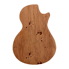 Bluey, Bluey merch, Bluey pattern, Bluey Bluey, bingo, Bluey design, bluey dog Guitar Shape Wood Guitar Pick Holder Case And Picks Set from ArtsNow.com Front