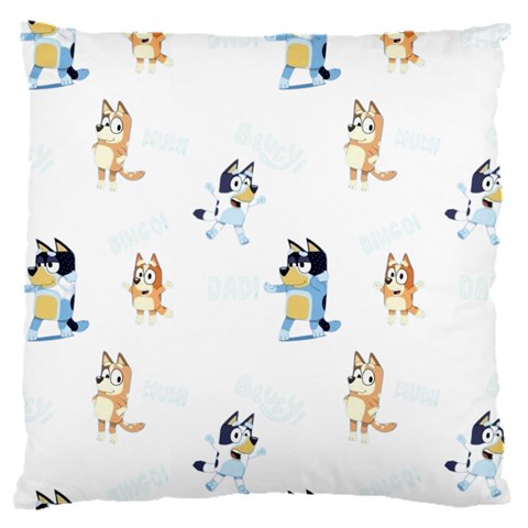 Bluey, Bluey merch, Bluey pattern, Bluey Bluey, bingo, Bluey design, bluey dog 16  Baby Flannel Cushion Case (Two Sides) from ArtsNow.com Front