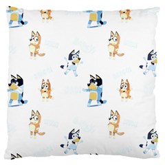 Bluey, Bluey merch, Bluey pattern, Bluey Bluey, bingo, Bluey design, bluey dog 16  Baby Flannel Cushion Case (Two Sides) from ArtsNow.com Back