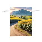 Sunflowers Flowers Nature Lightweight Drawstring Pouch (L)