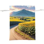 Sunflowers Flowers Nature Lightweight Drawstring Pouch (XL)