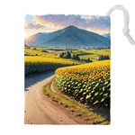 Sunflowers Flowers Nature Drawstring Pouch (4XL)