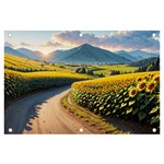 Sunflowers Flowers Nature Banner and Sign 6  x 4 