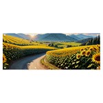 Sunflowers Flowers Nature Banner and Sign 8  x 3 