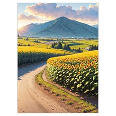 Sunflowers Flowers Nature Playing Cards Single Design (Rectangle) with Custom Box from ArtsNow.com Card