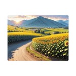 Sunflowers Flowers Nature 35  x 27  Premium Plush Fleece Blanket (Mini)