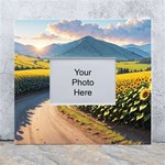 Sunflowers Flowers Nature White Wall Photo Frame 5  x 7 