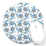 Bluey, Bluey merch, Bluey pattern, Bluey Bluey, bingo, Bluey design, bluey dog Round Mousepad Bluey, Bluey merch, Bluey pattern, Bluey Bluey, bingo, Bluey design, bluey dog Round Mousepad