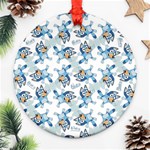 Bluey, Bluey merch, Bluey pattern, Bluey Bluey, bingo, Bluey design, bluey dog Ornament (Round) Bluey, Bluey merch, Bluey pattern, Bluey Bluey, bingo, Bluey design, bluey dog Ornament (Round)