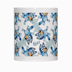 Bluey, Bluey merch, Bluey pattern, Bluey Bluey, bingo, Bluey design, bluey dog White Mug from ArtsNow.com Center