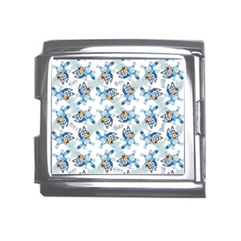 Bluey, Bluey merch, Bluey pattern, Bluey Bluey, bingo, Bluey design, bluey dog Mega Link Italian Charm (18mm) from ArtsNow.com Front