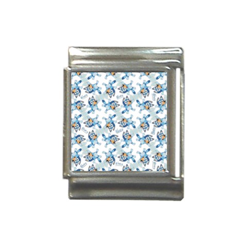 Bluey, Bluey merch, Bluey pattern, Bluey Bluey, bingo, Bluey design, bluey dog Italian Charm (13mm) from ArtsNow.com Front
