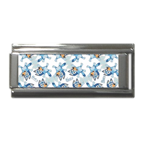 Bluey, Bluey merch, Bluey pattern, Bluey Bluey, bingo, Bluey design, bluey dog Superlink Italian Charm (9mm) from ArtsNow.com Front