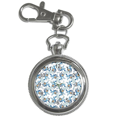 Bluey, Bluey merch, Bluey pattern, Bluey Bluey, bingo, Bluey design, bluey dog Key Chain Watches from ArtsNow.com Front