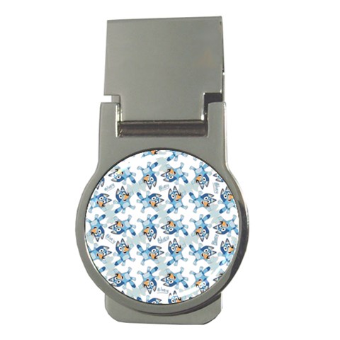 Bluey, Bluey merch, Bluey pattern, Bluey Bluey, bingo, Bluey design, bluey dog Money Clips (Round)  from ArtsNow.com Front