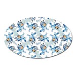Bluey, Bluey merch, Bluey pattern, Bluey Bluey, bingo, Bluey design, bluey dog Oval Magnet Bluey, Bluey merch, Bluey pattern, Bluey Bluey, bingo, Bluey design, bluey dog Oval Magnet