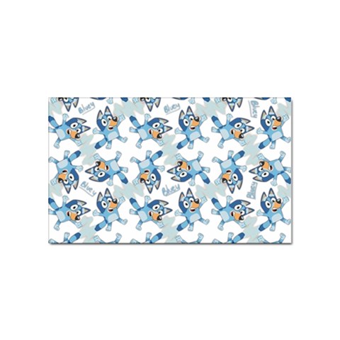 Bluey, Bluey merch, Bluey pattern, Bluey Bluey, bingo, Bluey design, bluey dog Sticker Rectangular (10 pack) from ArtsNow.com Front