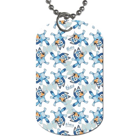 Bluey, Bluey merch, Bluey pattern, Bluey Bluey, bingo, Bluey design, bluey dog Dog Tag (Two Sides) from ArtsNow.com Front
