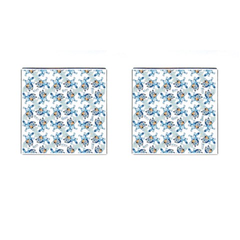 Bluey, Bluey merch, Bluey pattern, Bluey Bluey, bingo, Bluey design, bluey dog Cufflinks (Square) from ArtsNow.com Front(Pair)