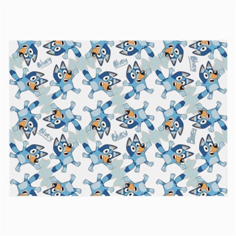 Bluey, Bluey merch, Bluey pattern, Bluey Bluey, bingo, Bluey design, bluey dog Large Glasses Cloth (2 Sides) from ArtsNow.com Front