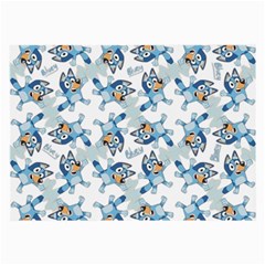 Bluey, Bluey merch, Bluey pattern, Bluey Bluey, bingo, Bluey design, bluey dog Large Glasses Cloth (2 Sides) from ArtsNow.com Back
