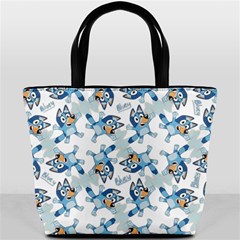 Bluey, Bluey merch, Bluey pattern, Bluey Bluey, bingo, Bluey design, bluey dog Bucket Bag from ArtsNow.com Back