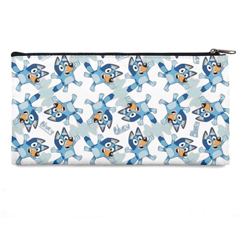 Bluey, Bluey merch, Bluey pattern, Bluey Bluey, bingo, Bluey design, bluey dog Pencil Cases from ArtsNow.com Back