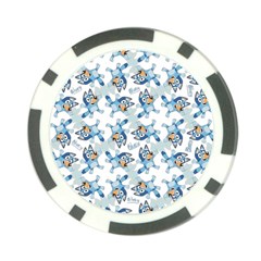 Bluey, Bluey merch, Bluey pattern, Bluey Bluey, bingo, Bluey design, bluey dog Poker Chip Card Guard (10 pack) from ArtsNow.com Front