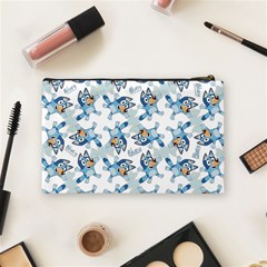 Bluey, Bluey merch, Bluey pattern, Bluey Bluey, bingo, Bluey design, bluey dog Cosmetic Bag (Medium) from ArtsNow.com Back