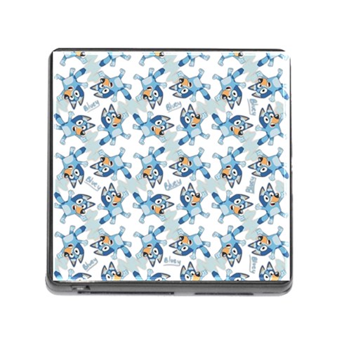 Bluey, Bluey merch, Bluey pattern, Bluey Bluey, bingo, Bluey design, bluey dog Memory Card Reader (Square 5 Slot) from ArtsNow.com Front