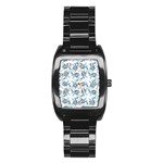Bluey, Bluey merch, Bluey pattern, Bluey Bluey, bingo, Bluey design, bluey dog Stainless Steel Barrel Watch Bluey, Bluey merch, Bluey pattern, Bluey Bluey, bingo, Bluey design, bluey dog Stainless Steel Barrel Watch