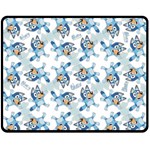 Bluey, Bluey merch, Bluey pattern, Bluey Bluey, bingo, Bluey design, bluey dog 60 x 50 Two Sides Fleece Blanket (Medium) Bluey, Bluey merch, Bluey pattern, Bluey Bluey, bingo, Bluey design, bluey dog 60 x 50 Two Sides Fleece Blanket (Medium)