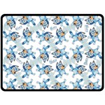 Bluey, Bluey merch, Bluey pattern, Bluey Bluey, bingo, Bluey design, bluey dog 80 x 56 Two Sides Fleece Blanket (Large) Bluey, Bluey merch, Bluey pattern, Bluey Bluey, bingo, Bluey design, bluey dog 80 x 56 Two Sides Fleece Blanket (Large)