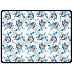 Bluey, Bluey merch, Bluey pattern, Bluey Bluey, bingo, Bluey design, bluey dog 80  x 56  Two Sides Fleece Blanket (Large) from ArtsNow.com 80 x60  Blanket Back