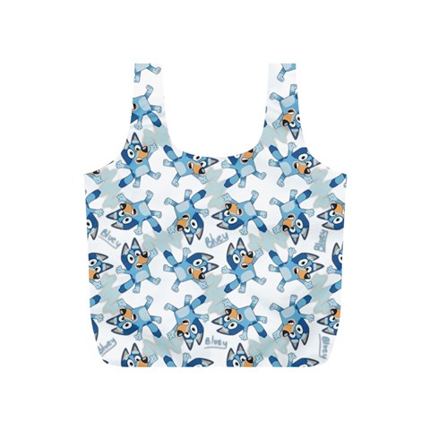 Bluey, Bluey merch, Bluey pattern, Bluey Bluey, bingo, Bluey design, bluey dog Full Print Recycle Bag (S) from ArtsNow.com Front