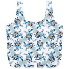 Bluey, Bluey merch, Bluey pattern, Bluey Bluey, bingo, Bluey design, bluey dog Full Print Recycle Bag (XL) from ArtsNow.com Front